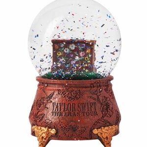 Taylor Swift Era Tour Snow Globe with Brown and Gold Base